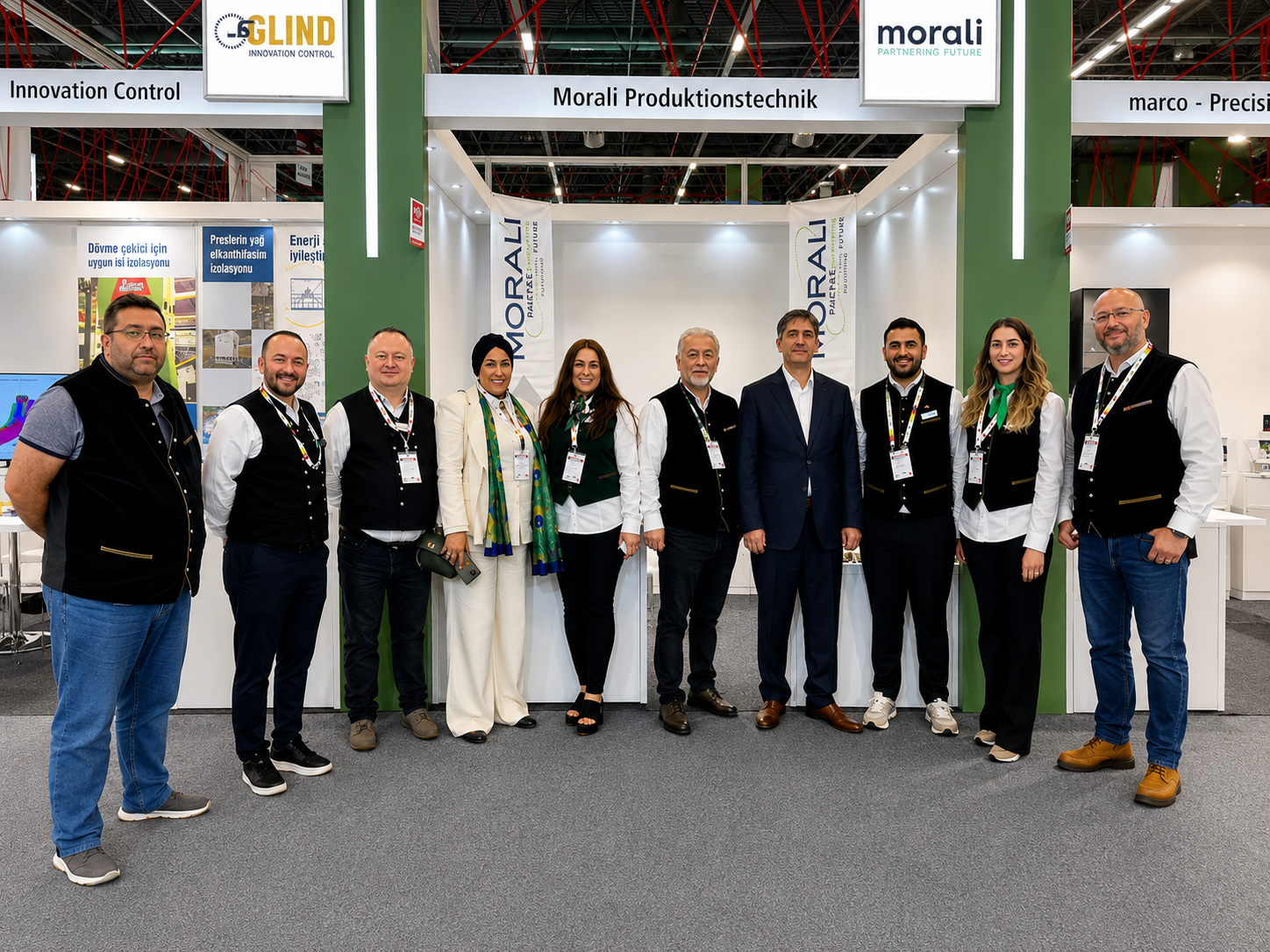 Morali, vakum sistemlerini fuarlara taşıyor